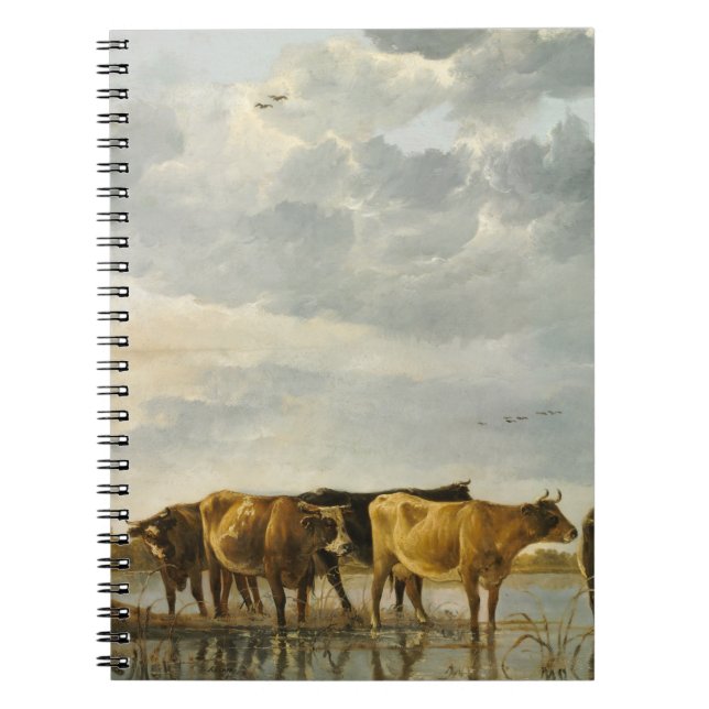 Cows in a River Aelbert Cuyp   Notebook (Front)