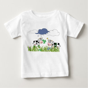 Cows in pasture baby T-Shirt