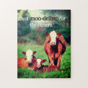 Cows in Pasture Jigsaw Puzzle