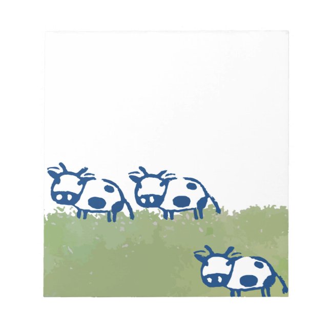 Cows in the Field Notepad (Front)
