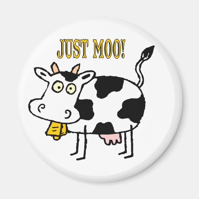 Cows: Just Moo! Magnet (Front)