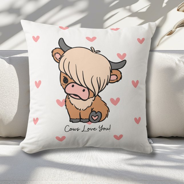 Cows Love You Kids  Cushion (Creator Uploaded)