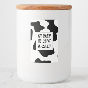 Cow's Milk Food Label