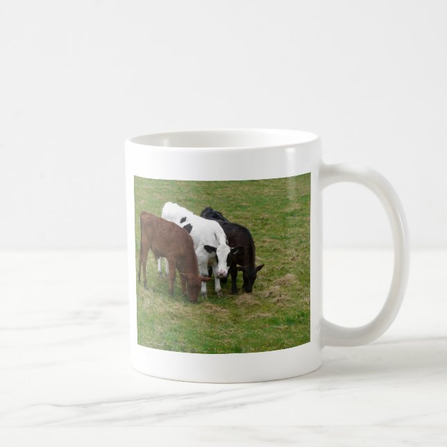 Cows Of All Colours Coffee Mug (Right)