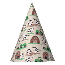 Cows On The Farm Barn and Tractors Birthday