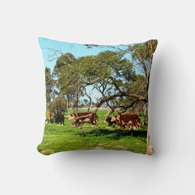 Cows On The Range, Cushion (Front)