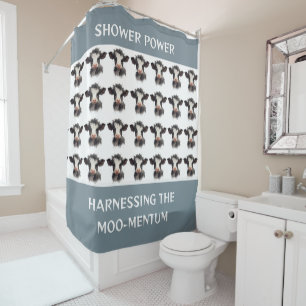 Cows Shower Power: harnessing the moo-mentum Curtain