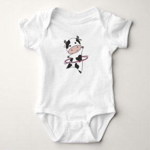 Cows The Hullern Kuhl Hoop Sports Cow Farm Baby Bodysuit