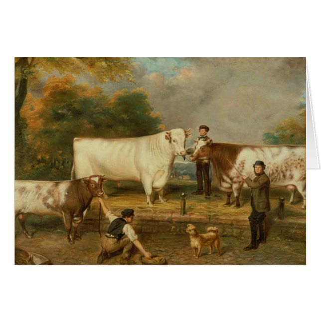 Cows with a herdsman (Front Horizontal)