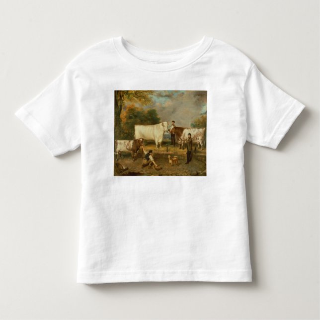 Cows with a herdsman toddler T-Shirt (Front)