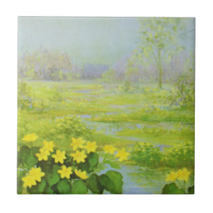 Cowslip by Cargill, 1937 Ceramic Tile