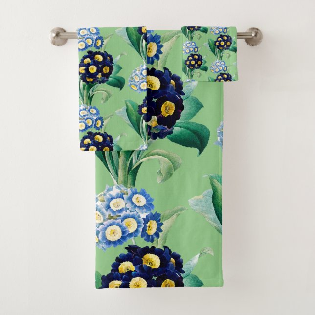 Cowslip Primrose Botanical Bath Towel Set (Insitu)