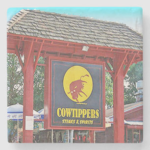 Cowtippers, Atlanta Marble Stone Coaster. Coaster