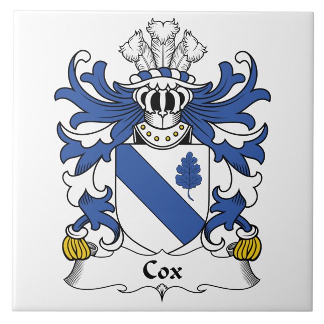 Cox Family Crest Tile (Front)