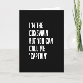 Coxswain Card