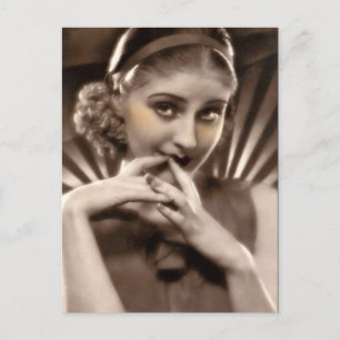 Coy Beauty Postcard