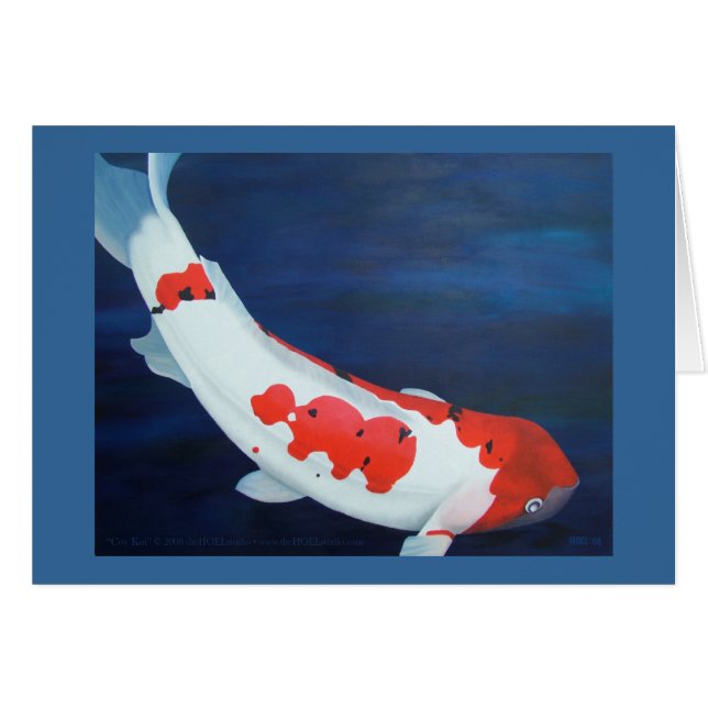 Coy Koi Card (Front Horizontal)