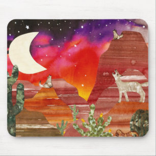 Coyote Canyon Night Songs Mouse Pad