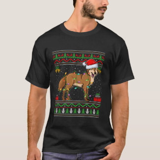 Coyote Christmas Lights Santa Ugly Sweater Xmas