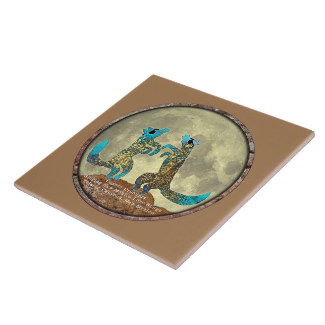 Coyote Crooners Ceramic Tile (Side)