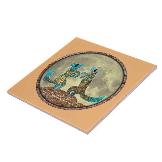 Coyote Crooners Ceramic Tile (Side)