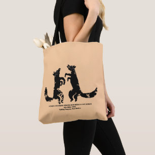 Coyote Crooners Singing New Mexico Love Songs Tote Bag