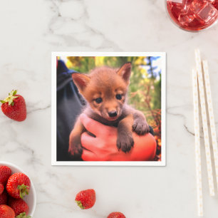 Coyote Cub Napkin