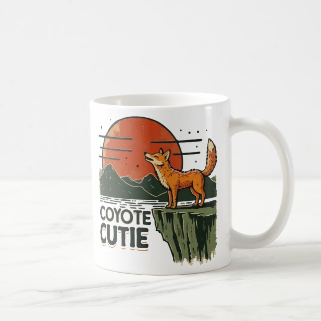 Coyote cutie coffee mug (Right)
