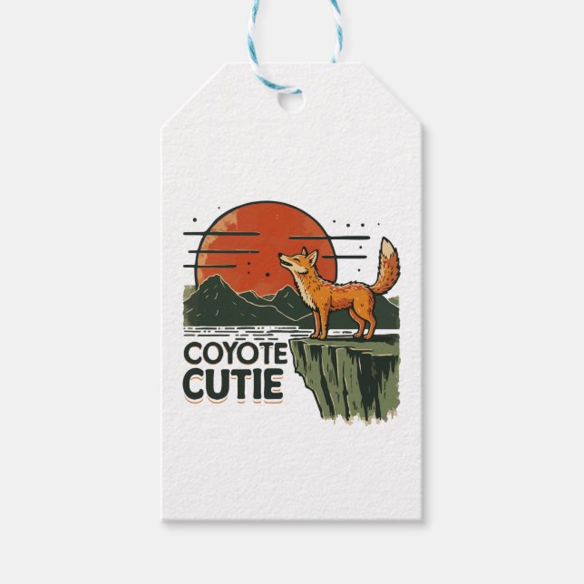 Coyote cutie gift tags (Front)