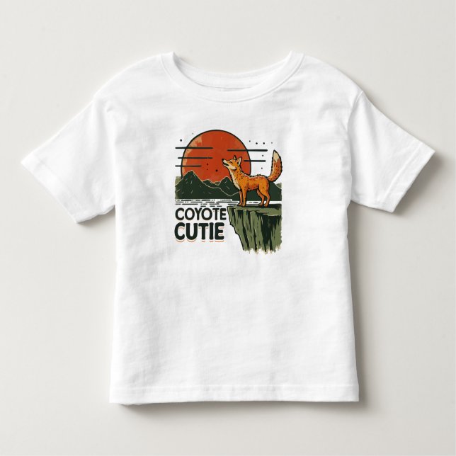 Coyote cutie toddler T-Shirt (Front)