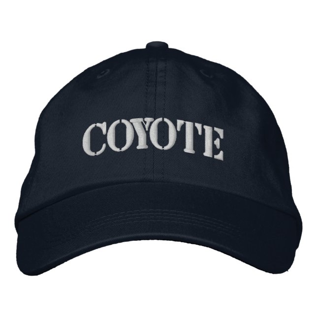 COYOTE EMBROIDERED HAT (Front)