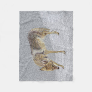 Coyote Fleece Blanket