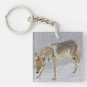 Coyote Key Ring