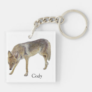 Coyote Keychain