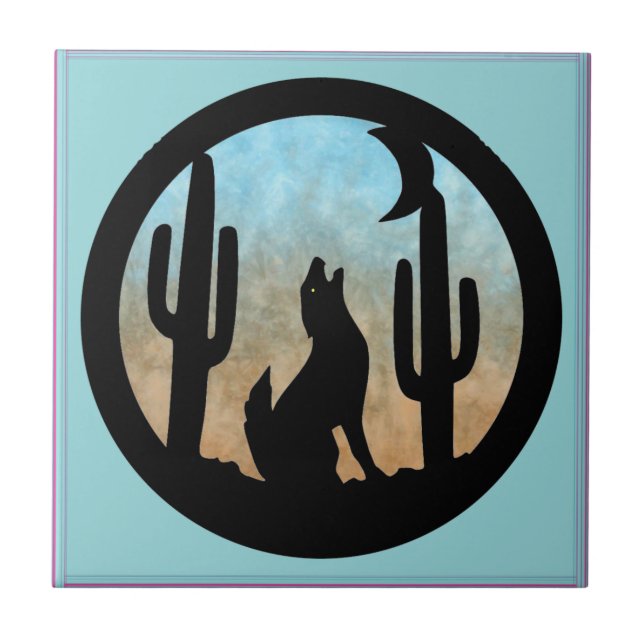 Coyote Moon Tile (Front)