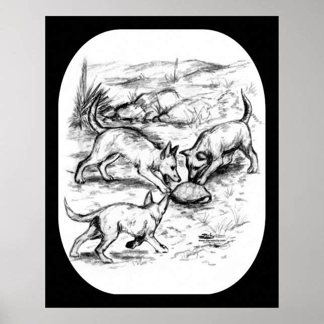 Coyote Pups Poster (Front)