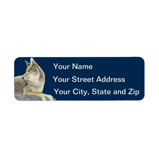 Coyote Return Address Label (Front)