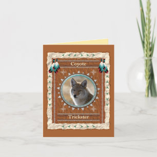 Coyote Trickster Energy Card