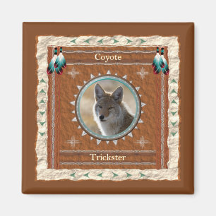 Coyote  Trickster Energy  Magnet