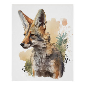 Coyote Wildlife Wall Art
