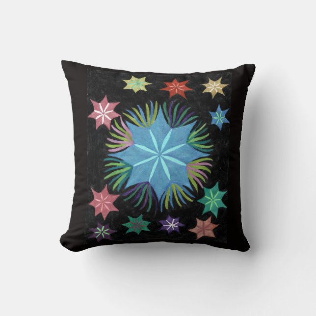 CozmicninjaStar on a throwpillow (Front)