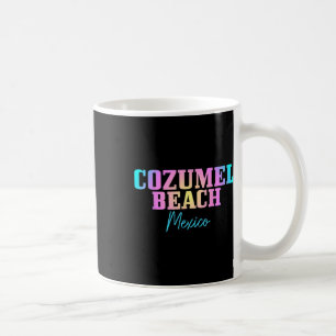 Cozumel Beach Mexico Vintage Tie Dye Retro Holiday Coffee Mug