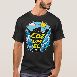 Cozumel Mexico Souvenir Gift Spring Break Summer V T-Shirt