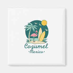 Cozumel Mexico Souvenir Vacation Travel Men Women Magnet