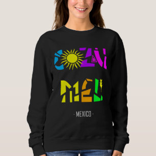 Cozumel Mexico Vacation Beach Country Sun Swim Cr Sweatshirt