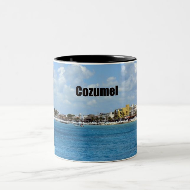 Cozumel Two-Tone Coffee Mug (Center)