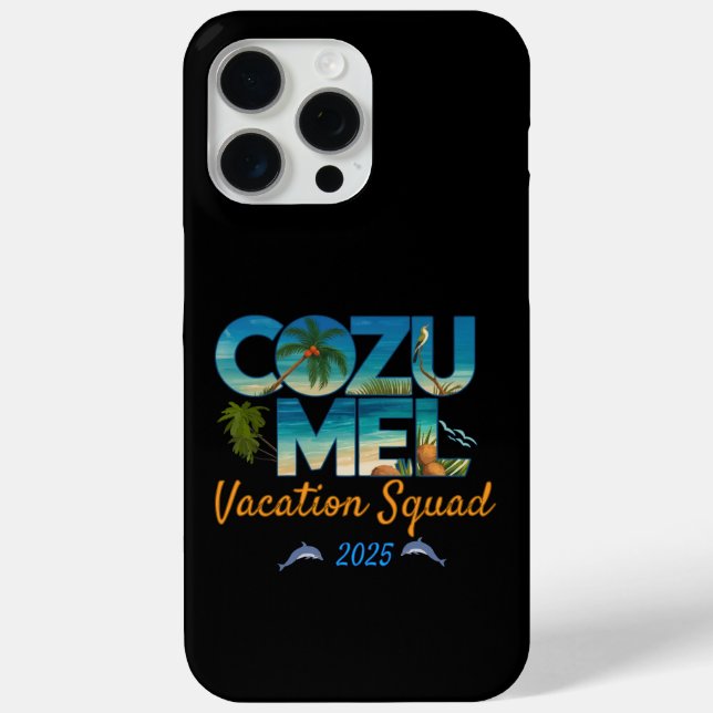 Cozumel Vacation 2025 Tropical Getaway Adventure Case-Mate iPhone Case (Back)