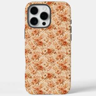Cozy Autumn Floral Pattern iPhone 16 Pro Max Case