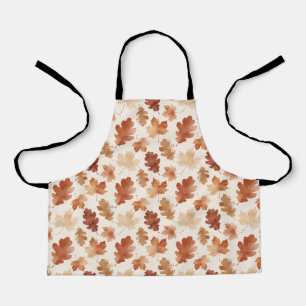 Cozy Autumn Leaf Pattern Apron
