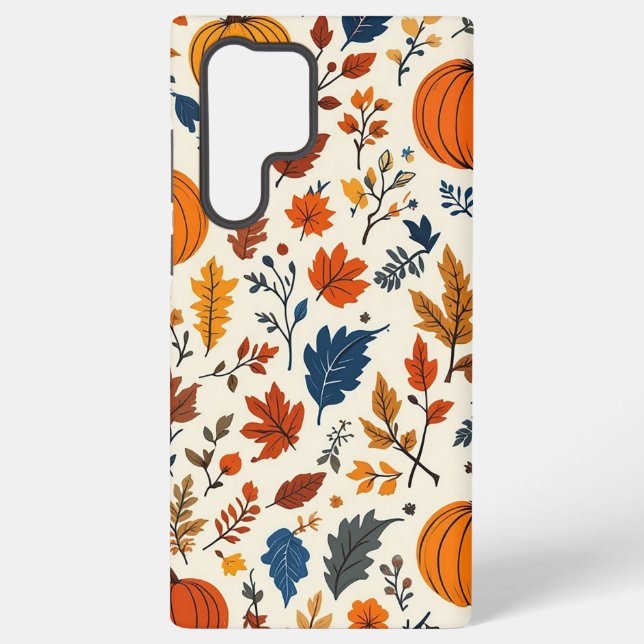 Cozy Autumnal Phone Case (Back)